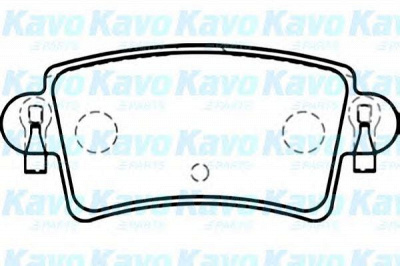 KAVO PARTS bp6576 -  Комплект тормозных колодок, дисковый тормоз